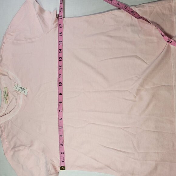 Madewell Womens Pink Cotton Perfect Crewneck T-Shirt Size XS - Picture 5 of 6